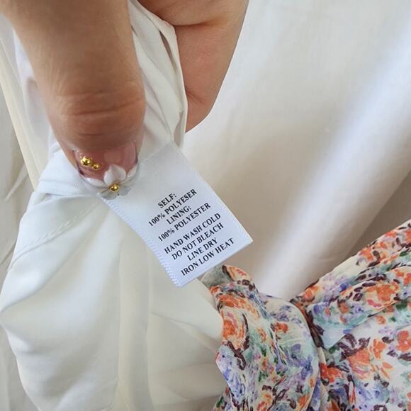 Promesa Garden Delight Maxi dress S NWT Cottagecore coquette beach vacation - Picture 10 of 11